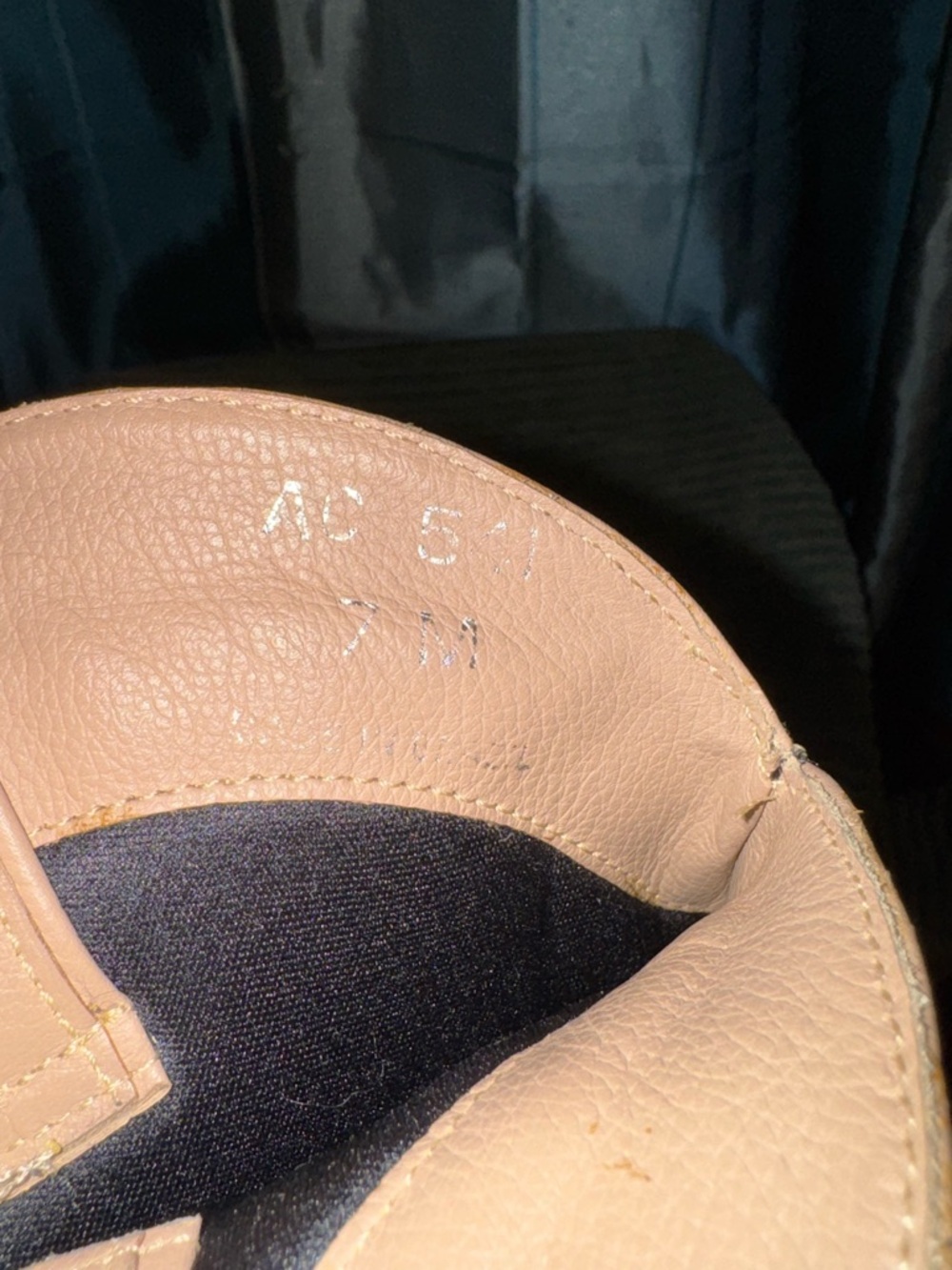 ACME Cream Western Heeled Boots with Concho - Picture 5 of 5